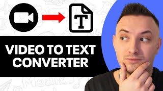 Video to Text Converter Online FREE AI  Speechimoio [upl. by Arral503]