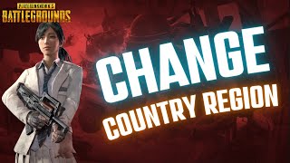 How to Change Country Region in Pubg PC 2024 [upl. by Anelec373]