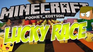 Minecraft PE 0156 Lucky Race Server Fan Call Verarsche  OrtLeit [upl. by Arreik]