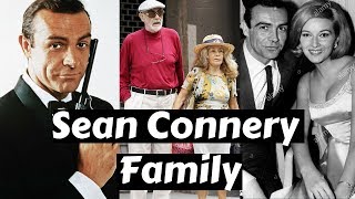 Actor Sean Connery Family Photos with Wife Micheline and Diane Cilento SonBrotherParentsSiblings [upl. by Painter]