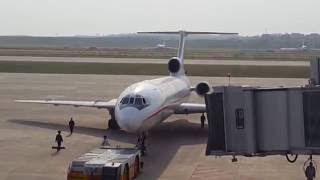 Air Koryo Tu154B P552 Engine Start amp Takeoff from Pyongyang [upl. by Anjanette]