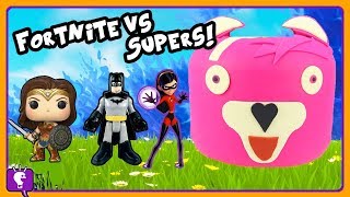 Superheroes Vs Fortnite  Cuddle Team Leader Build on HobbyKidsTV [upl. by Luhem]