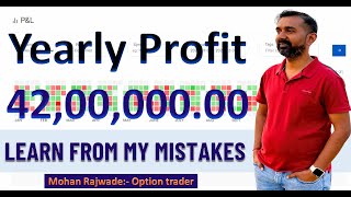 Yearly Profit 42 Lakh II Verified PampL II Learn from my Mistakes [upl. by Attiuqal]