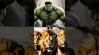 Hulk vs Venom vs Gaint Creatures lion black Panther Rhino Dainasour Crocodile Bull [upl. by Wardlaw]