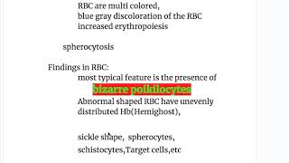 Blood picture amp Dx of G6PD deficiency [upl. by Myna]