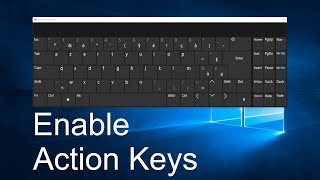 How to Enable or Disable Action Keys [upl. by Belshin373]