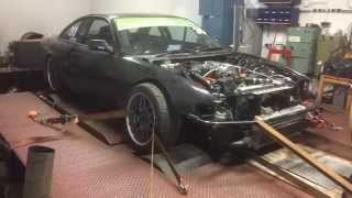 Nissan 200sx 1UZFE Dyno run [upl. by Ahsimaj]