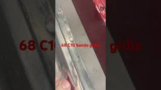 68 C10 restore Bondo grille autobodywork [upl. by Argyres441]