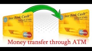 how to transfer money from sbi atm card to card transfer [upl. by Nnaear]