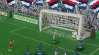 Torneo di subbuteo  Sampdoria vs Inter [upl. by Dammahom]