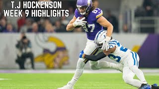 TJ Hockenson EVERY TARGET vs Colts🔥 NFL Highlights [upl. by Blackmore]