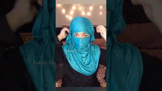 Jorjet Niqab Tutorial  Easy Hijab With Full Coverage  Silk Niqab Tutorial  Hijab With Niqab [upl. by Tdnarb337]