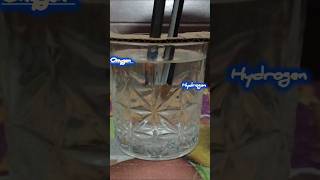 electrolysis process breakdown of h2 and o2science experiment electrolysis science experiment [upl. by Glaser]