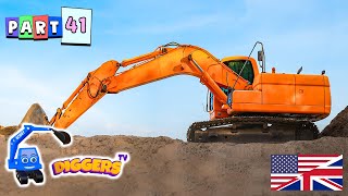 Construction Vehicles for Kids  Excavator Videos for Children with Speedie DiDi [upl. by Heisser]