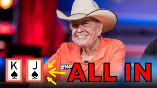 Doyle Brunson Bluffs for a 46200 Pot at WPT Celebrity Cash Game [upl. by Lancelot]