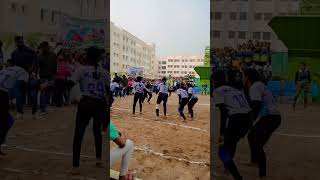 girls 1st year vs 3rd year kabbadi match 🤟🏻💪youtubeshorts ytshort kabbadi [upl. by Nereil427]