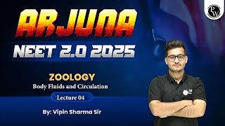 Body Fluids And Circulation  Lecture 04  By Vipin Sharma Sir  Zoology [upl. by Aicxela]