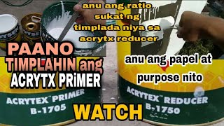 paano timplahin ang acrytx na pinturaano ang papel nitohow to mix acrytx paint [upl. by Chesney]