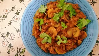 Easy Mashroom Roast koon Roast Malayalam Recipe Hasna vlog [upl. by Phenice]