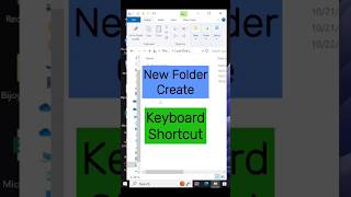 Laptop New Folder Shortcut Key  PC New Folder Shortcut Key youtubeshorts windows tech foryou [upl. by Faunia]