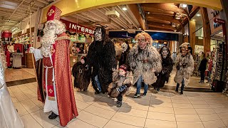 Krampus und Nikolaus Interspar 2018 Osttirol [upl. by Enihpled]