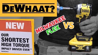 🔴 NEW DeWalt DCF850 Atomic vs Milwaukee M18 Fuel vs Flex Impact Drivers 💥 DHandleForLife [upl. by Adalai]