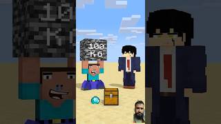 HELP Herobrine From 1 Sit Up  1 Diamond friendship shorts trending animation [upl. by Tingey]