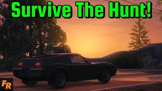 Survive The Hunt 74  A Proper 70s Car Chase  Gta 5 Challenge [upl. by Yim]