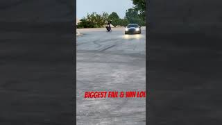 Yamaha fz07 vs corvette z06 fail bikerfail stuntride bikelife z06 corvette [upl. by Killam]