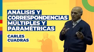 🟢 Análisis y Correspondencias Múltiples y Paramétricas  Dr Carles Cuadras [upl. by Analart]