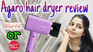 Agaro hair dryer review in English [upl. by Oswin439]