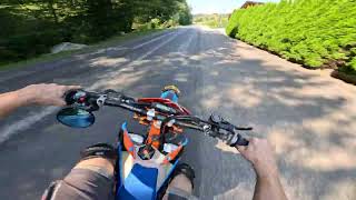 KTM exc 300 TPI  Full send and raw sound  Stinglmoto [upl. by Lilybel]