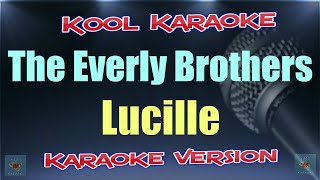 The Everly Brothers  Lucille Karaoke Version VT [upl. by Khalil]