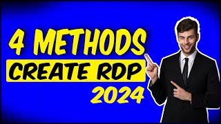 How To Create RDP In 2024  4 Methods To Get Remote Desktop Connection [upl. by Zina773]