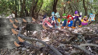 Wario amp Friends Dies By Enraged Sounder Of Giant Forest Hogs In The Jungle While Eating Fruit Snacks [upl. by Mollie]