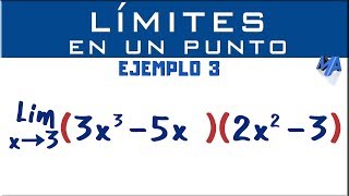 Limite en un punto  Ejemplo 3 [upl. by Anoo]