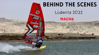 A day behind the scenes at Luderitz Speed Challenge 2022  Practicing water starts with 52 Mach6 [upl. by Sewole]