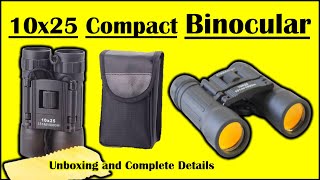 Unboxing  Zhengtu Compact 10x25 Mini Binoculars  Compact Binocular  Monocular [upl. by Chun]