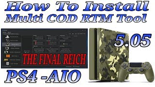 How To Install Modz on WW2 The Final Reich COD RTM PS4 AIO By MW HEN PS4 505 2020 [upl. by Nappie8]