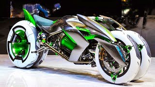 TOPs 5 Motos Futuristas 2017  Tecnologia del Futuro [upl. by Sirovat]