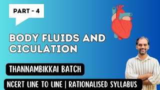 Human Circulatory System  Body Fluids and Circulation Part 4 [upl. by Gaulin850]