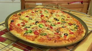 Homemade Pizza Video Recipe⭐️  Start to Finish Pizza Recipe with Dough Sauce and Toppings [upl. by Roana]