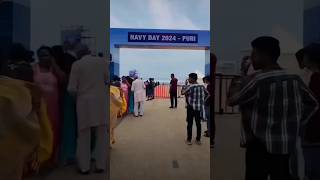 Naval Day celebration At puri Beach navyday navalacademy naval ytshorts shortvideo [upl. by Akaenahs]