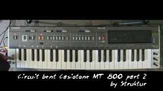 Circuit bent casiotone MT 800 part 2 by Struktur [upl. by Ayiak]