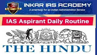 How to incorporate Hindu News Paper in Daily Routine for the UPSC Aspirant [upl. by Bamford]