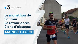 Saumur Marathon de la Loire  6 600 participants un succès populaire et sportif [upl. by Nwahsat]