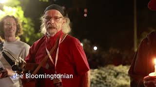 Activist Bill Breeden leading civil rights song at Indiana Universitys Sample Gates [upl. by Adnav867]