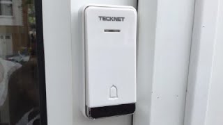 Wireless Doorbell SelfPowered Doorbell Plugthrough Waterproof Cordless Door Chime Review [upl. by Llenyr]