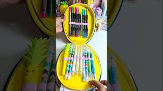 Filling my pencil case with cute stationery ✨️ 💕 cute asmr stationery shorts youtubeshorts [upl. by Lenod]