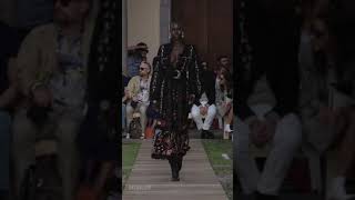 Adut Akech walks for Etro [upl. by Ansel342]